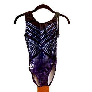 New with tags AM GK Annie Beard gymnastics leotard limited addition